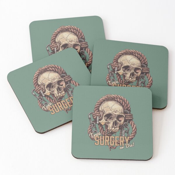 Item preview, Tree Surgery or Die! - Skull and Climbing Gear designed and sold by grimpicture.