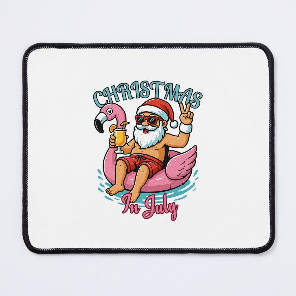 Item preview, Christmas in July Boys Kids Santa Flamingo Summer Xmas Vibes designed and sold by Merchrise.