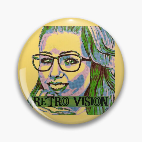 Artikelvorschau, Pop-Art-Porträt in Halbton – Retro Vision entworfen und verkauft von gleefulme.