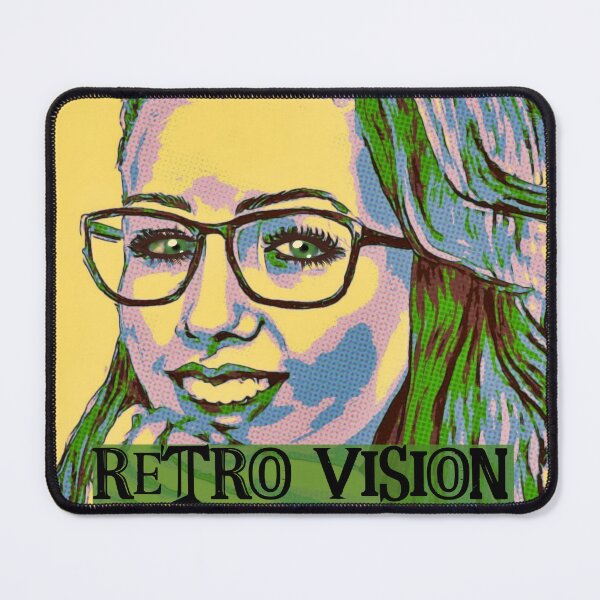Item preview, Pop Art Portrait in Halftone – Retro Vision designed and sold by gleefulme.