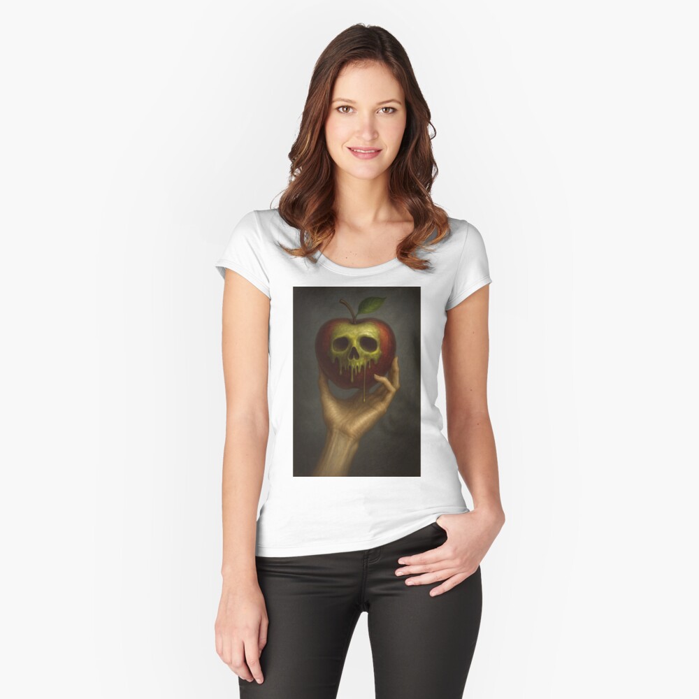 Item preview, Fitted Scoop T-Shirt designed and sold by phatpuppyart.
