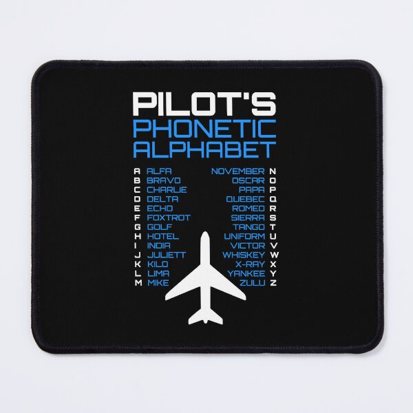 Item preview, Modern Aviation Code Design with Phonetic Alphabet designed and sold by AnnSign.