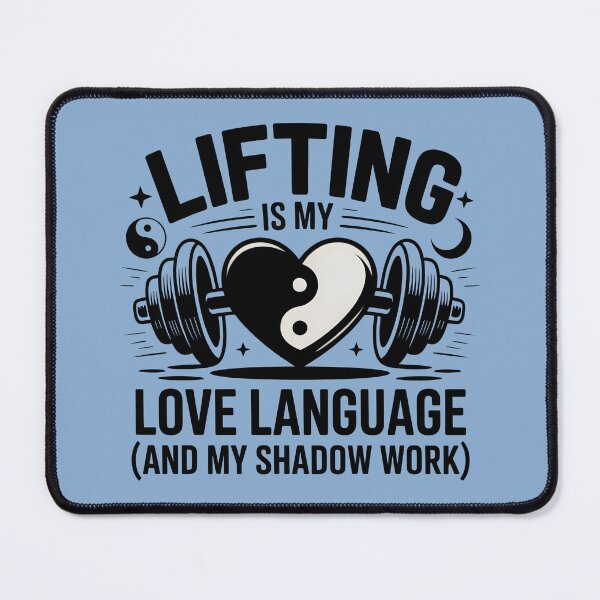 Item preview, Lifting Is My Love Language (And My Shadow Work) designed and sold by CrypticHMystic.