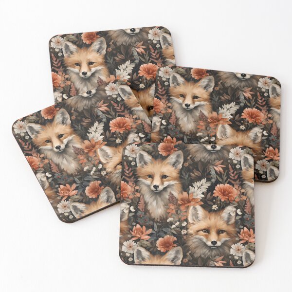 Item preview, Fox and Kit Cottage Floral designed and sold by Disney1955Fan.
