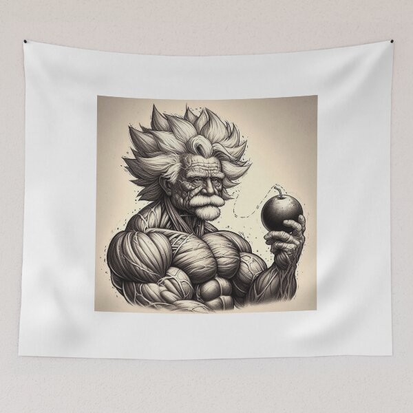 Item preview,  Albert Einstein bodybuilder designed and sold by sevenmountains.