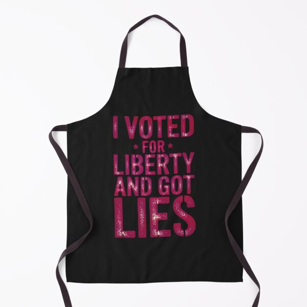 Item preview, I Voted for Liberty But Got Lies: Bold Political Typography designed and sold by elynne9.