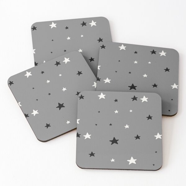 Item preview, White Black Stars designed and sold by Leapingdoe.