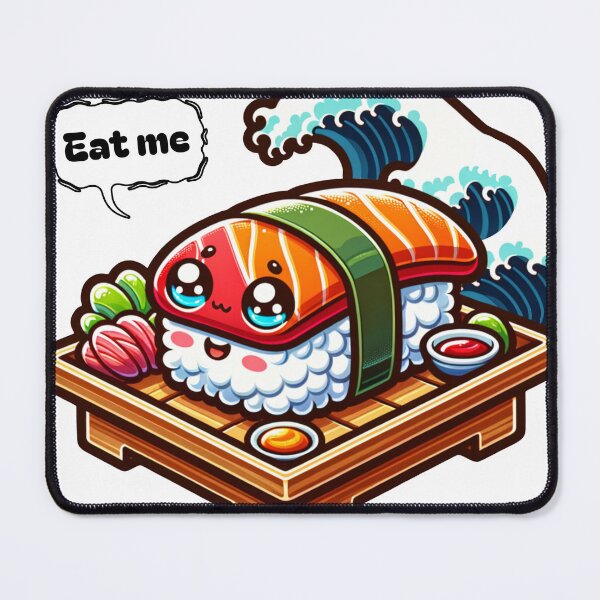 Item preview, Eat Me Sushi (cute) designed and sold by Moxie Merch Design Studio.