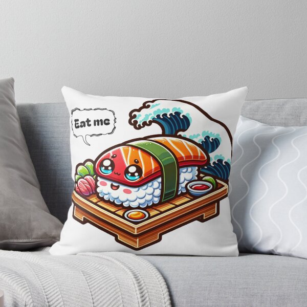 Item preview, Eat Me Sushi (cute) designed and sold by Moxie Merch Design Studio.