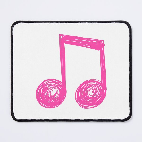 Item preview, Pink Scribbled Music Note Illustration Cute Artistic Design designed and sold by Blueprint&co.