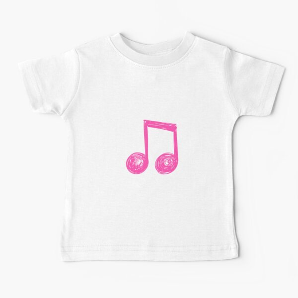 Item preview, Pink Scribbled Music Note Illustration Cute Artistic Design designed and sold by Blueprint&co.