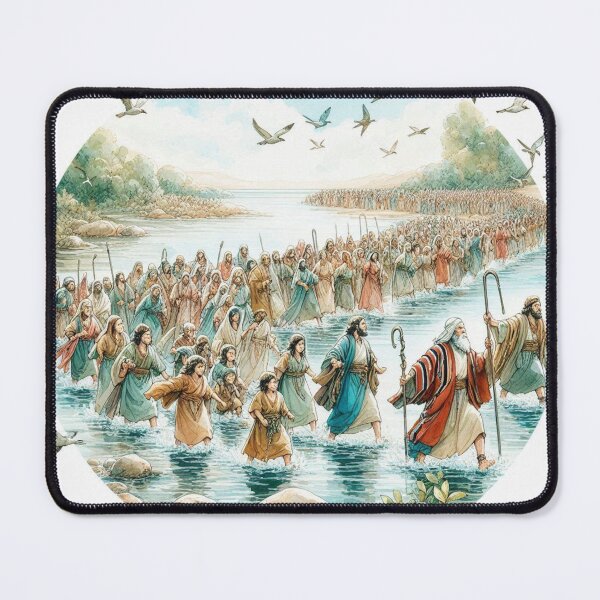 Item preview, The children of Israel crossing the river Jordan designed and sold by Advent-Hope.