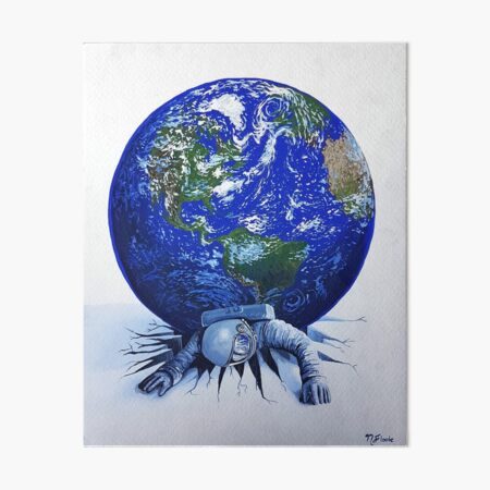 Weight Of The World Art Board Print
