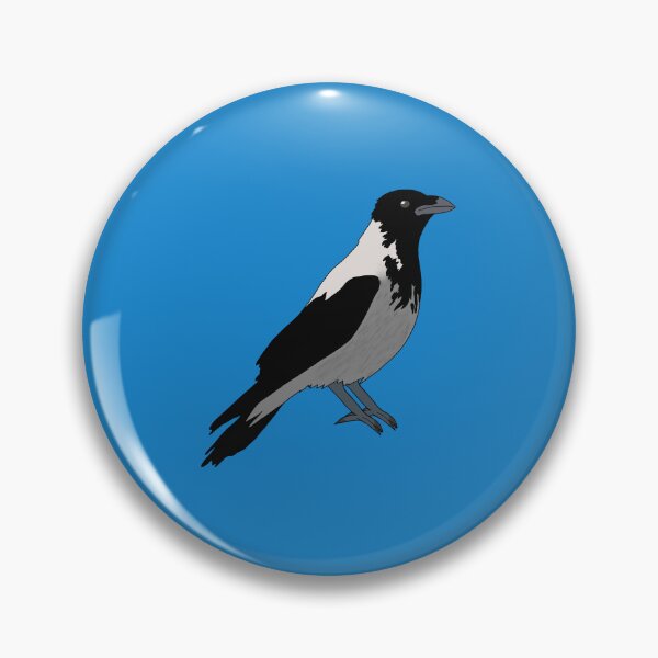 Item preview, Hooded crow designed and sold by Leapingdoe.