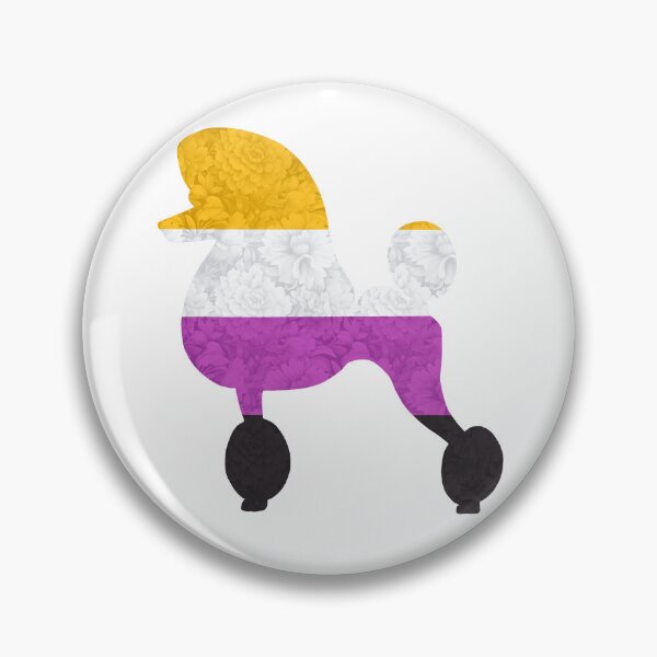 Item preview, Non Binary Pride Poodle designed and sold by Spinyflowerart.