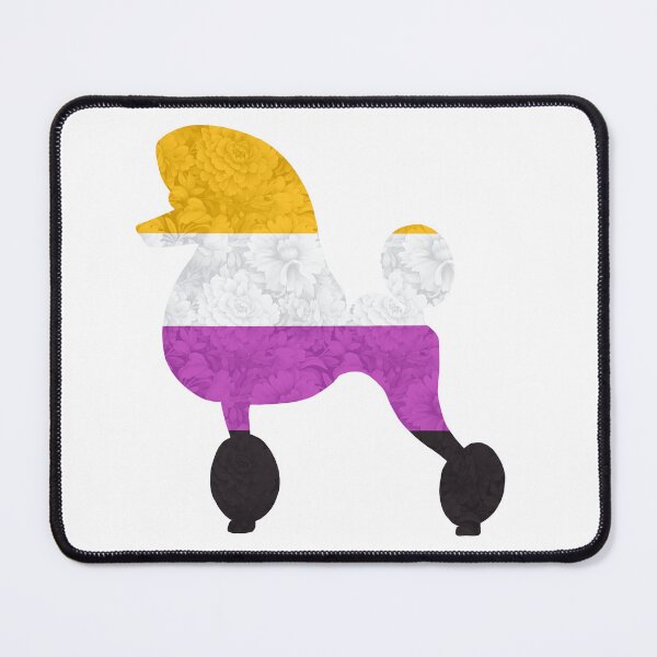 Item preview, Non Binary Pride Poodle designed and sold by Spinyflowerart.