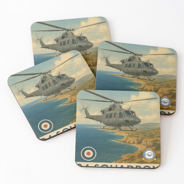 Item preview, 84 Squadron RAF Vintage Poster designed and sold by Airpower Art.