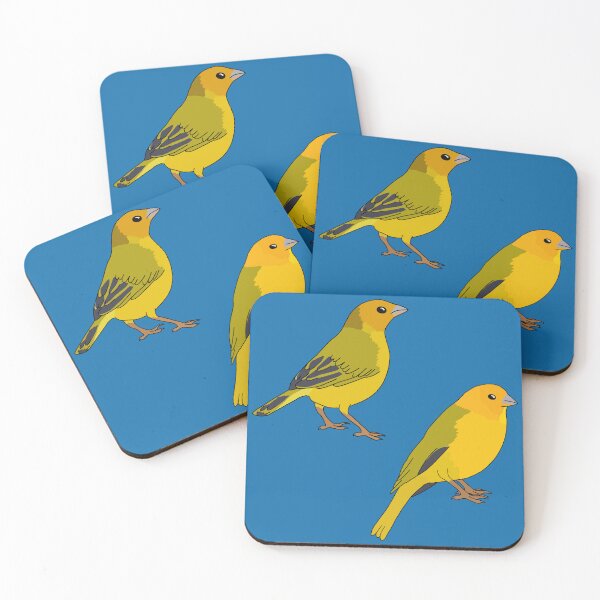 Item preview, Saffron Finches  designed and sold by Leapingdoe.