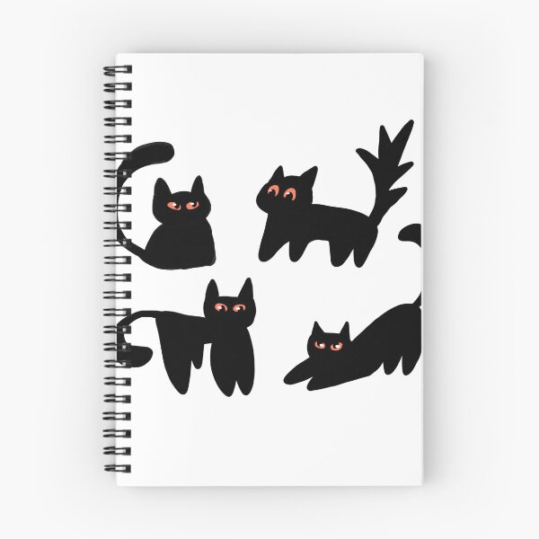 Item preview, Cute Black Cats w/ Orange Eyes  designed and sold by kimeiyra.