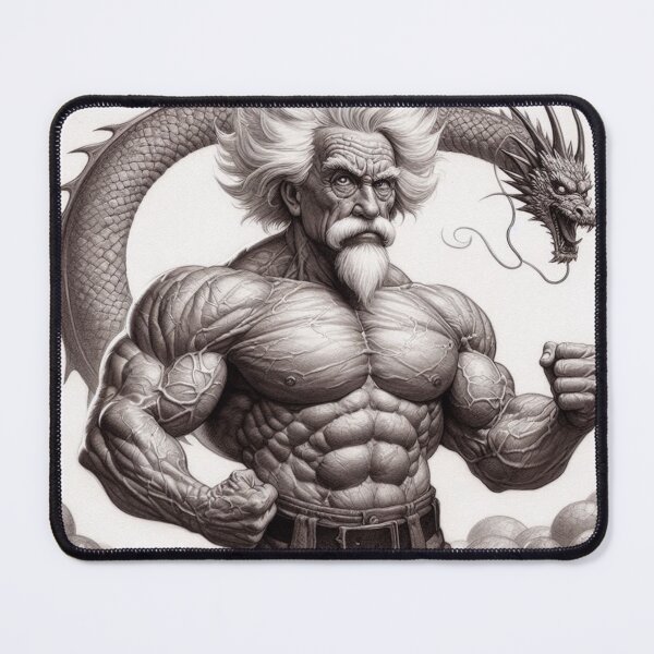 Item preview, Albert Einstein bodybuilder designed and sold by sevenmountains.