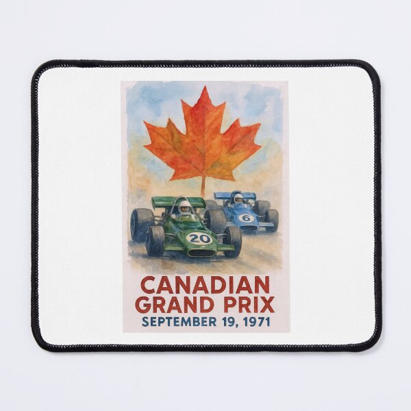 Item preview, 1971 Canadian Grand Prix Automobile Race Poster designed and sold by retrographics.