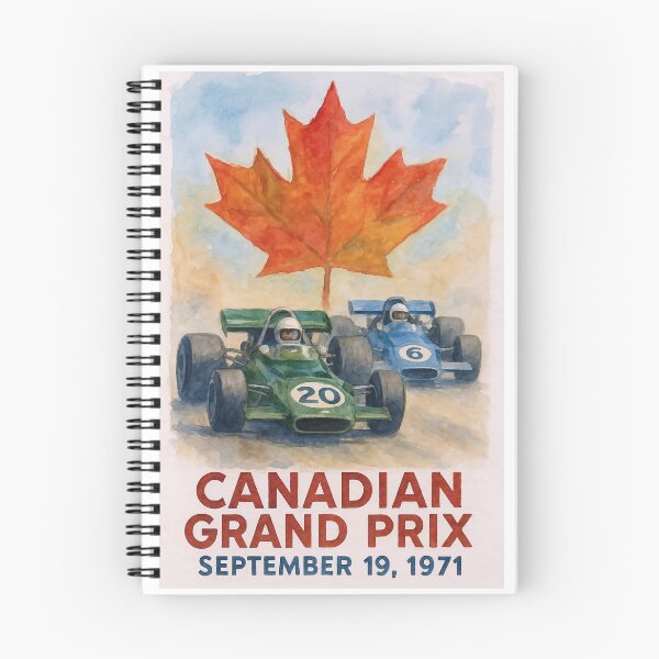 Item preview, 1971 Canadian Grand Prix Automobile Race Poster designed and sold by retrographics.