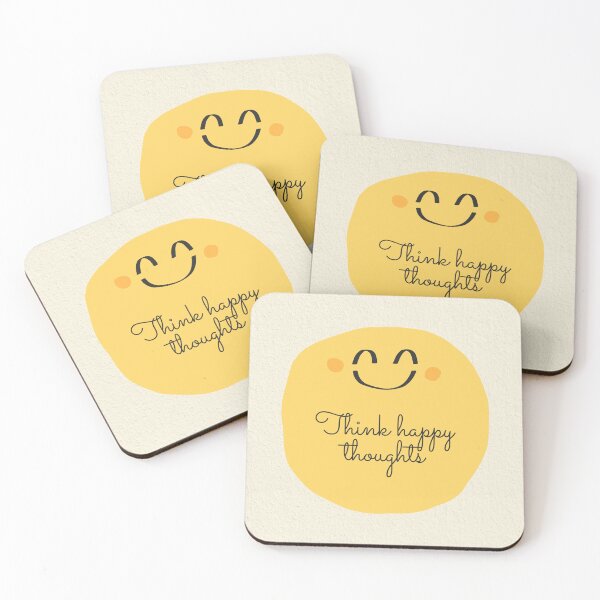 Item preview, Think Happy Thoughts – Inspirational Quote Design designed and sold by MagicCreationsW.