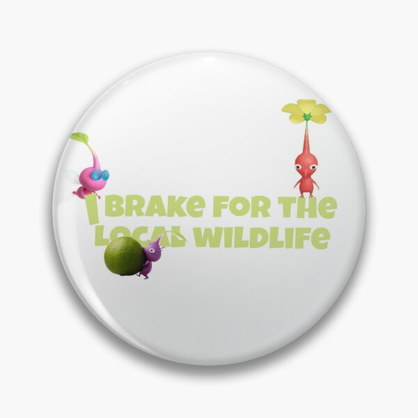 Item preview, Pikmin break for local wildlife sticker designed and sold by unequivocallyso.