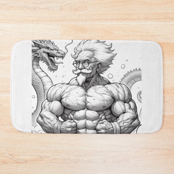 Item preview, Albert Einstein bodybuilder designed and sold by sevenmountains.