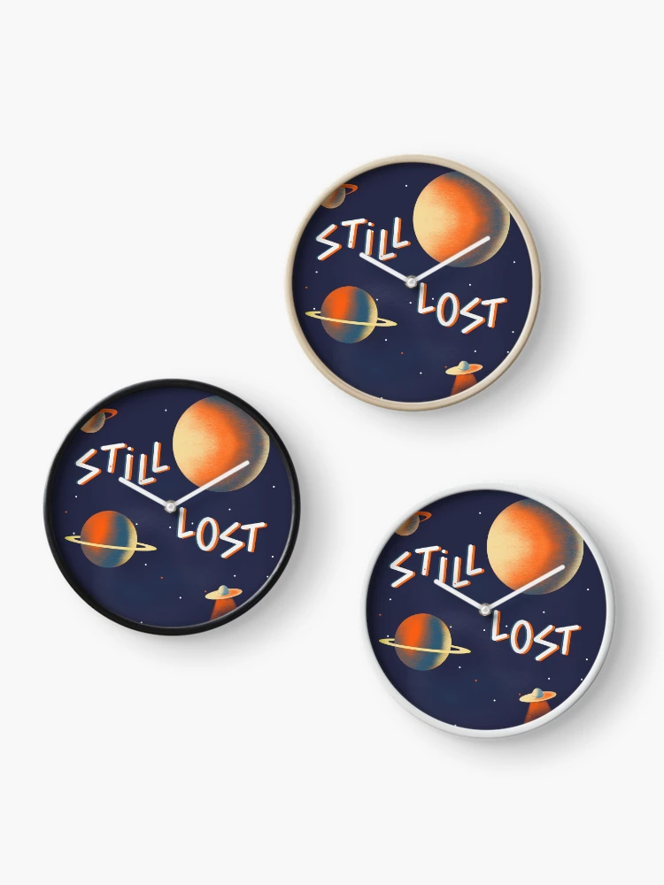 Thumbnail 3 of 4, Clock, Lost in space designed and sold by ROCIODRAMATICA.