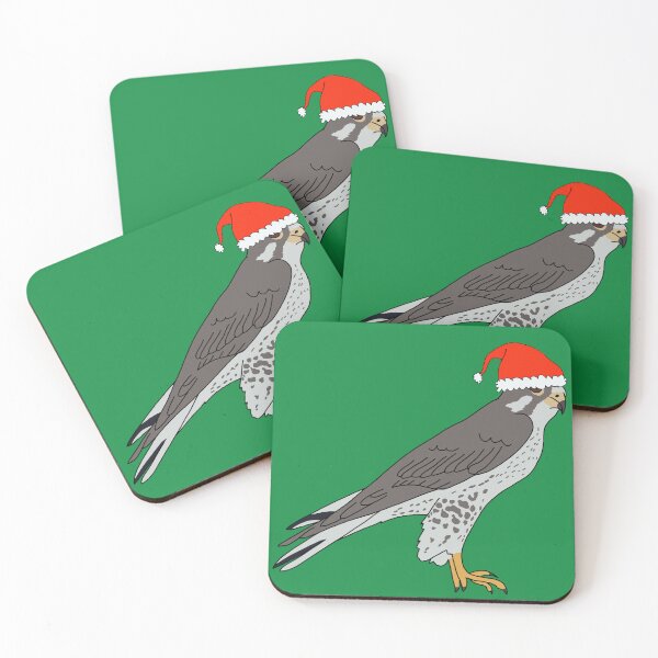 Item preview, Christmas Peregrine Falcon  designed and sold by Leapingdoe.