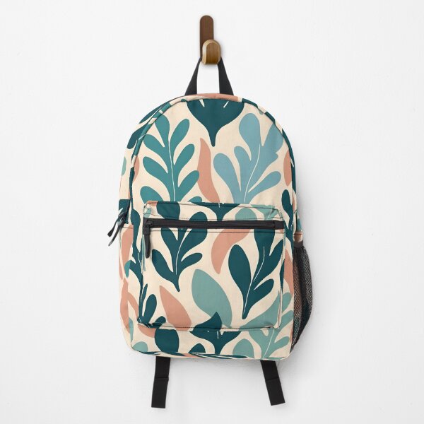 Item preview, Shape cutout pastel seaweed plant abstract shape pattern designed and sold by cheekylorns.