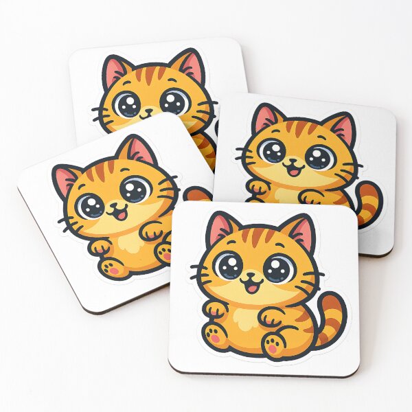 Item preview, Kawaii Cute Cartoon Cat designed and sold by Anime and 90s Style.