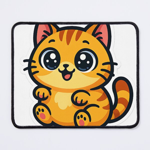 Item preview, Kawaii Cute Cartoon Cat designed and sold by Anime and 90s Style.