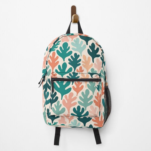Item preview, Shape cutout pastel seaweed plant abstract shape pattern designed and sold by cheekylorns.
