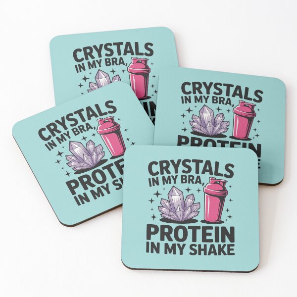 Item preview, Crystals In My Bra, Protein In My Shake designed and sold by CrypticHMystic.