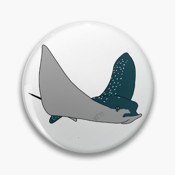 Item preview, Spotted Eagle Ray v2 designed and sold by Leapingdoe.