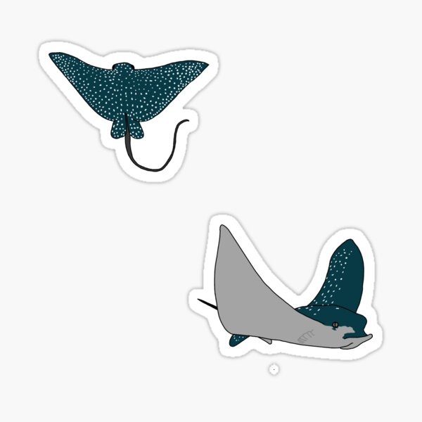Item preview, Spotted Eagle Rays designed and sold by Leapingdoe.