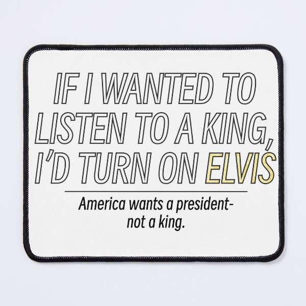 Item preview, Estados Unidos quiere un presidente, no un rey designed and sold by BinaDraws.