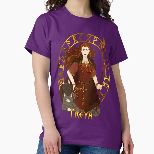 Item preview, Norse Gods: Freya Shirt designed and sold by wolfanita.