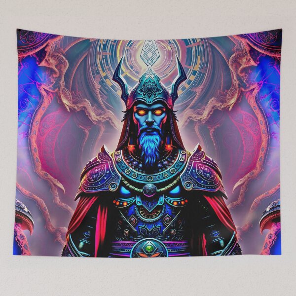 Item preview, A Vibrant Psychedelic Ancient Anunnaki designed and sold by DMT-FM.
