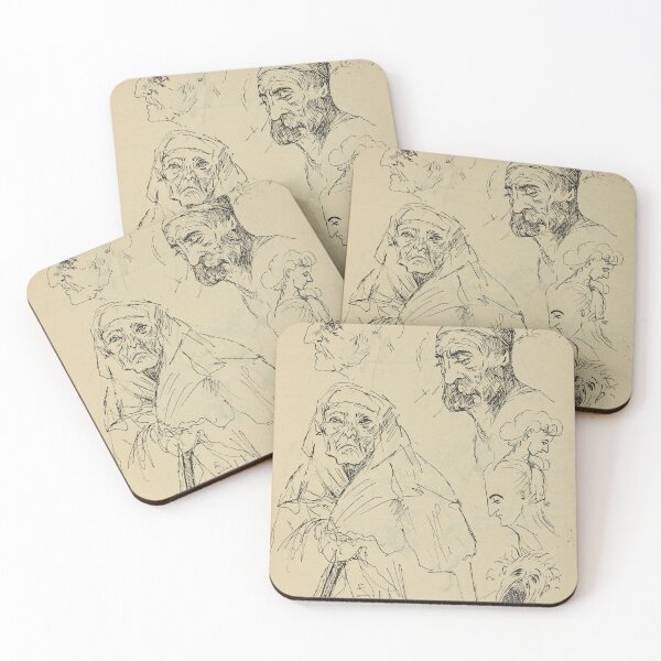 Item preview, Sketches of faces designed and sold by 19th Century in Color.