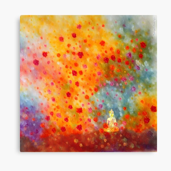 Item preview, The Devas rain flowers on the Buddha designed and sold by Share A Brain Wave.