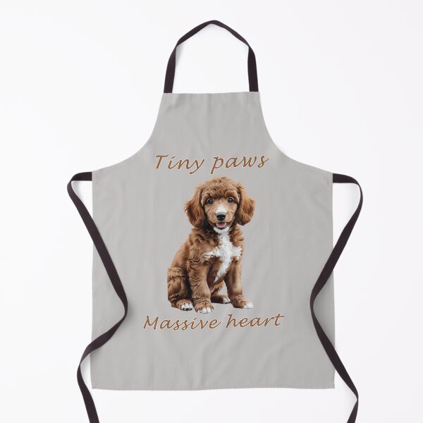 Item preview, Brown Poodle – Tiny Paws, Massive Heart designed and sold by Pawtraitvibes.