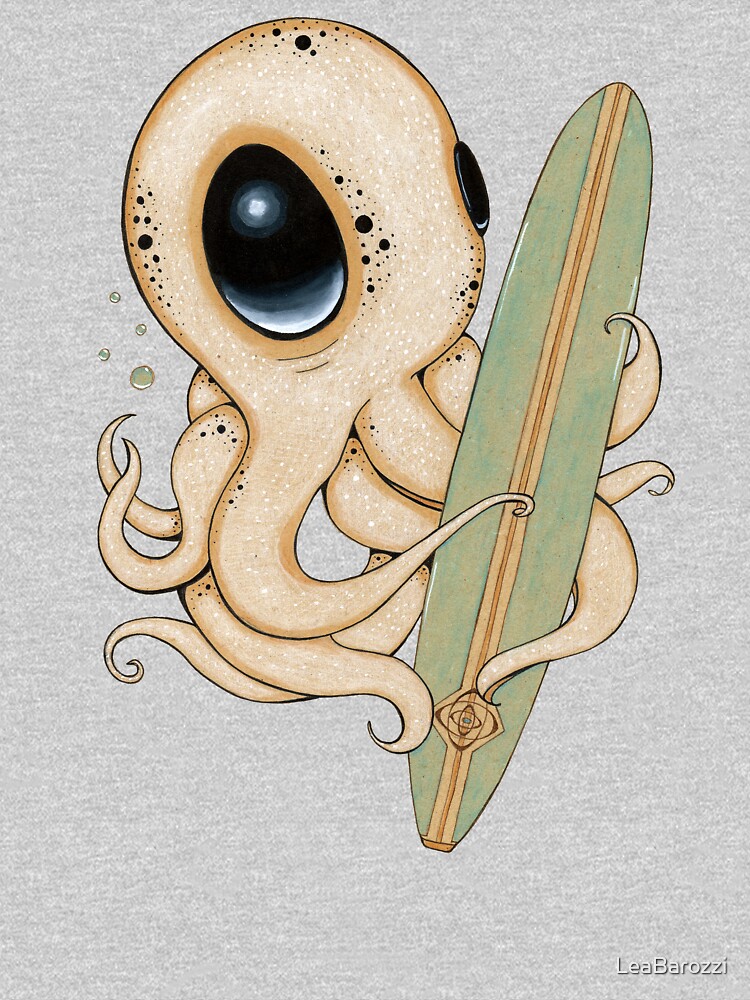 Thumbnail 5 of 5, Toddler Pullover Hoodie, Surf's Up designed and sold by LeaBarozzi.