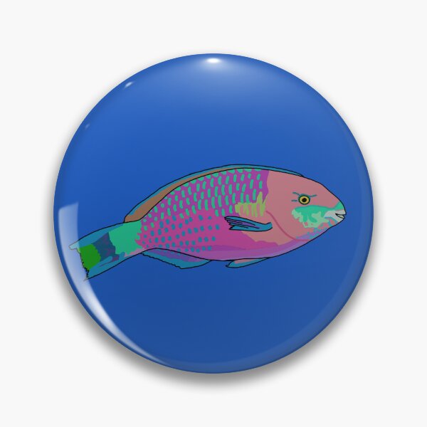Item preview, Parrot Fish designed and sold by Leapingdoe.