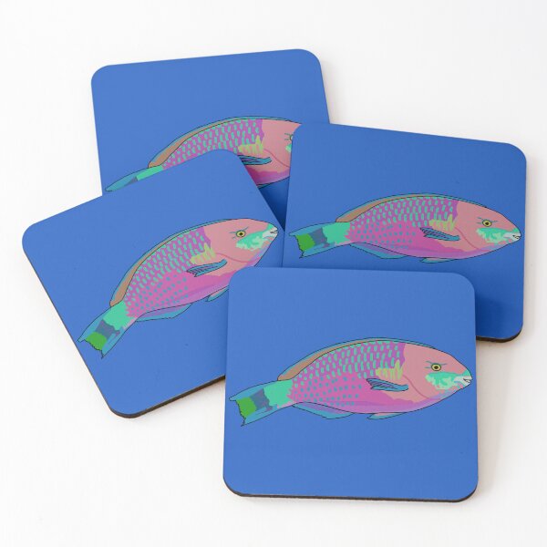 Item preview, Parrot Fish designed and sold by Leapingdoe.