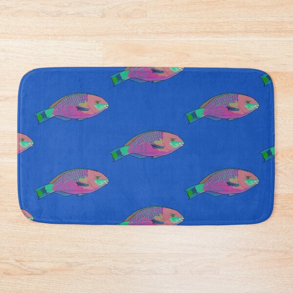 Item preview, Parrot Fish designed and sold by Leapingdoe.