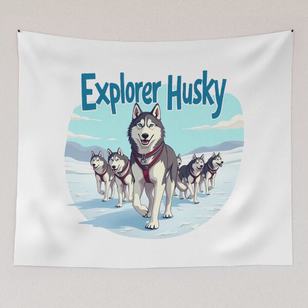 Item preview, Majestic Explorer Husky designed and sold by artlife709.