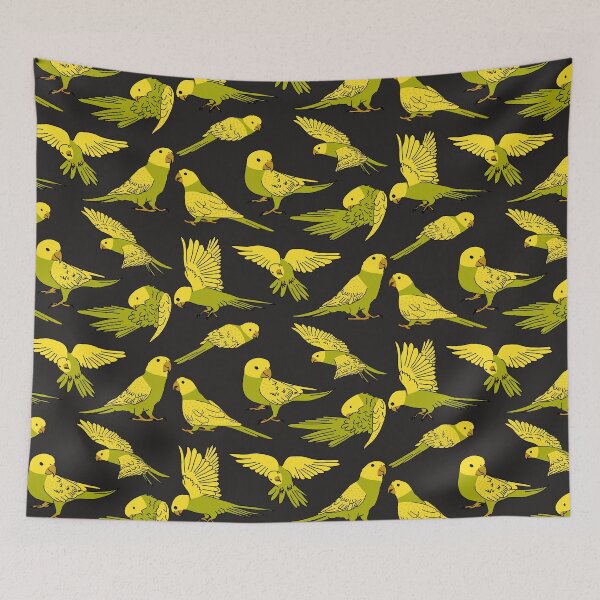 Item preview, Yellow Parakeets designed and sold by Leapingdoe.